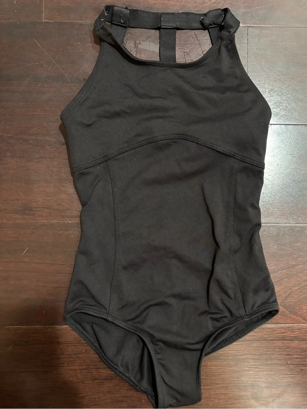 Girls Black Dance Leotards - Pair
